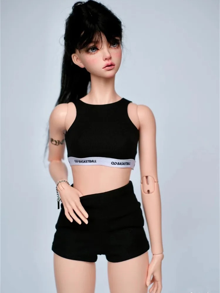 Sports Top Shirt Shorts Suit for BJD 1/4 ,1/3  Doll Clothes Customized CWB314