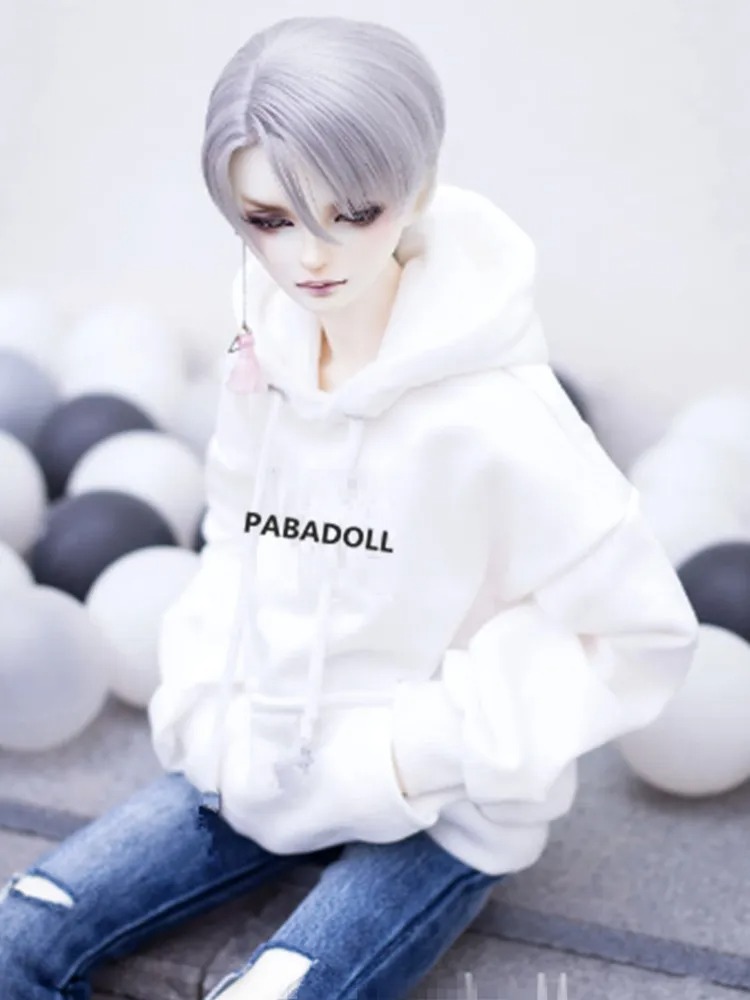 Custom Casual Hoodie for Bjd 1/6 1/4 MSD 1/3 SD17 Uncle Doll Clothes CMB155