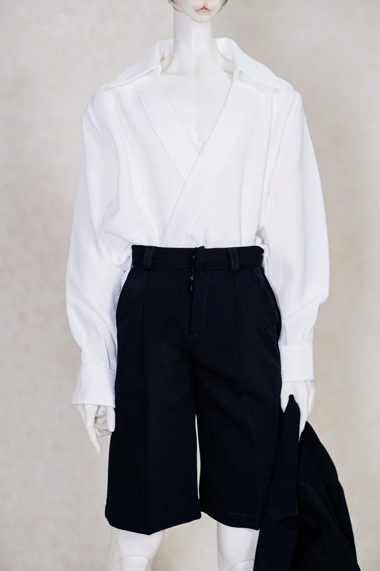 Custom New Casual V collar Shirt for bjd 1/4 MSD 1/3 SD13 SD17 Uncle doll clothes CMB276