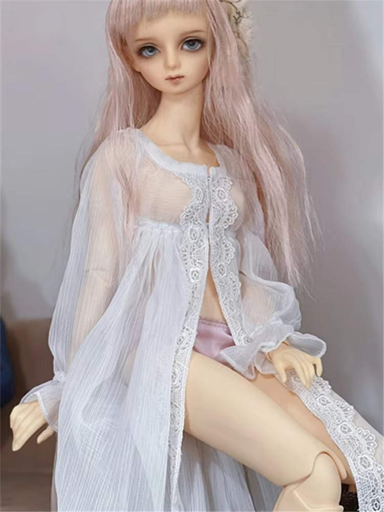 Sexy Chiffon Dress Night-robe for 1/6  1/4 ,1/3 BJD Doll Clothes Customized CWB282