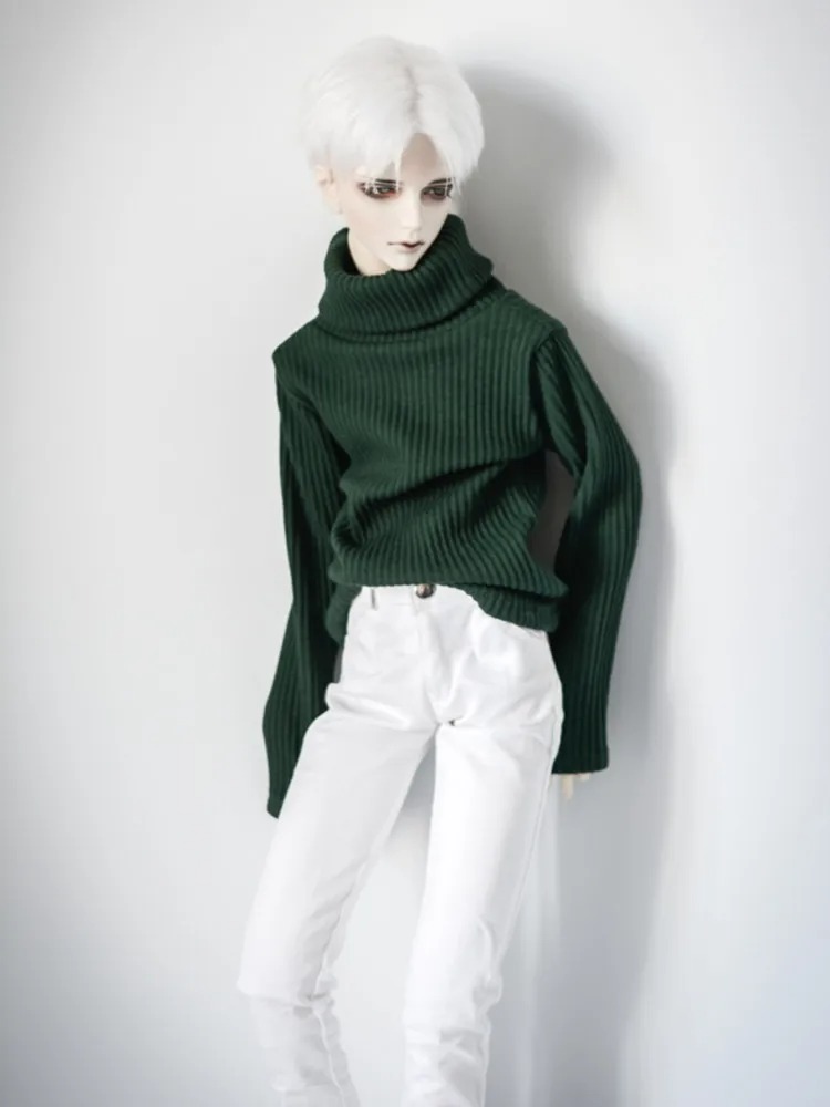 Custom Casual Warm Turtleneck Sweater for BJD 1/6 1/4 MSD 1/3 SD13 SD17 Uncle Doll Clothes CMB112