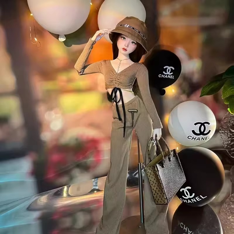 Summer Outfit Top and Pants For BJD 1/4 1/3 SD13 DD Doll Clothes Customized W453