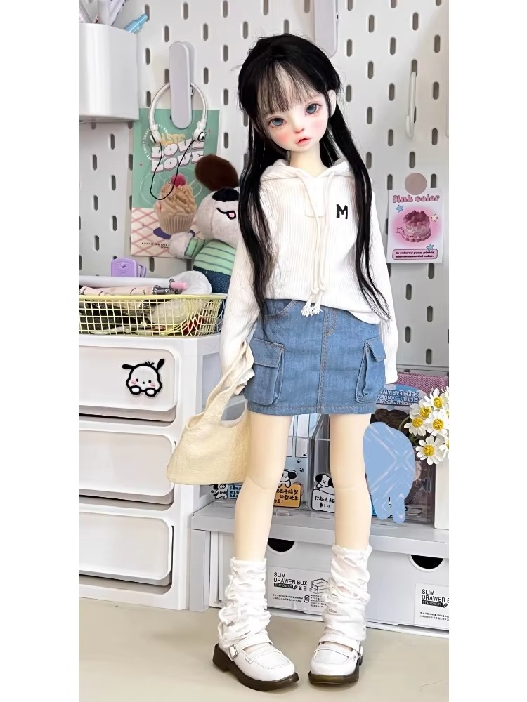 Cargo Skirt For BJD Doll  Clothes 1/4 1/3 Custom W468