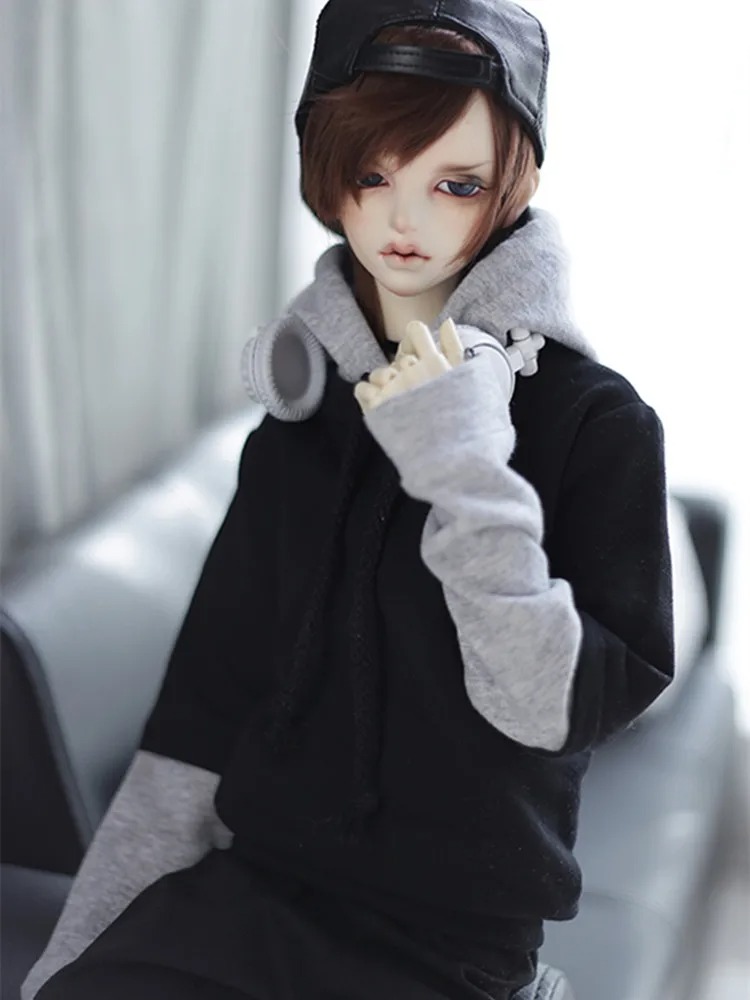 Custom Cool Hoddie For BJD 1/6 1/4 1/3  Uncle IP ID75  Doll Clothes  CMB307