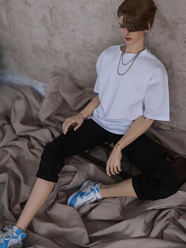 Custom Casual High Neck Shirt for bjd 1/6 1/4 MSD 1/3 SD13 SD17 Uncle doll clothes CMB290
