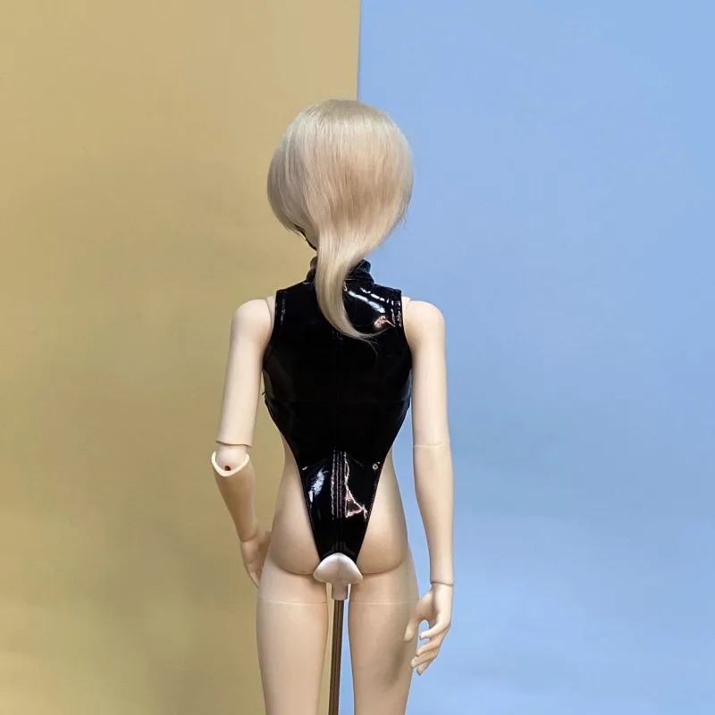Bjd Cool Glossy Leather Suit  Swimsuit 1/4 MSD Doll Clothing Accessories CWB339