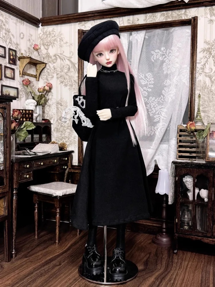 BJD All-Match Base Dress 1/6 1/4 1/3 Doll Clothes Custom W437