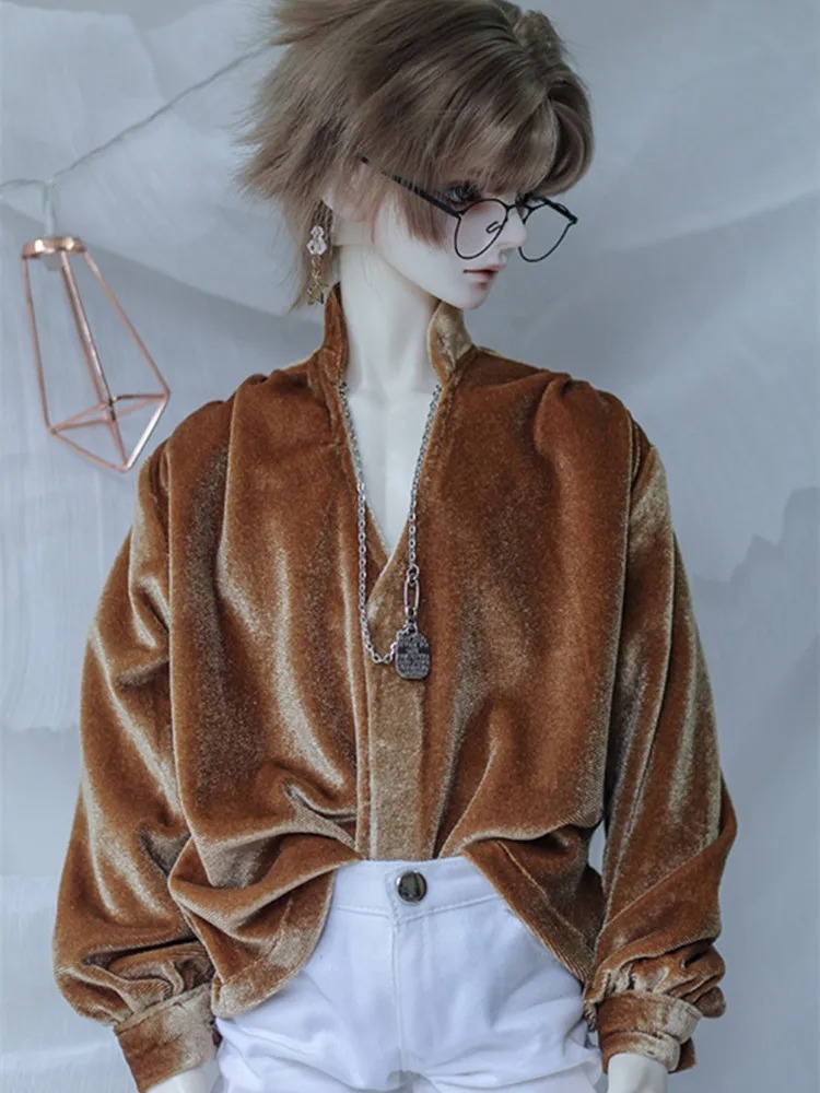 Customized Warm Velet Shirt for BJD 1/4 ,1/3 SD13 SD17 Doll Clothes CMB303