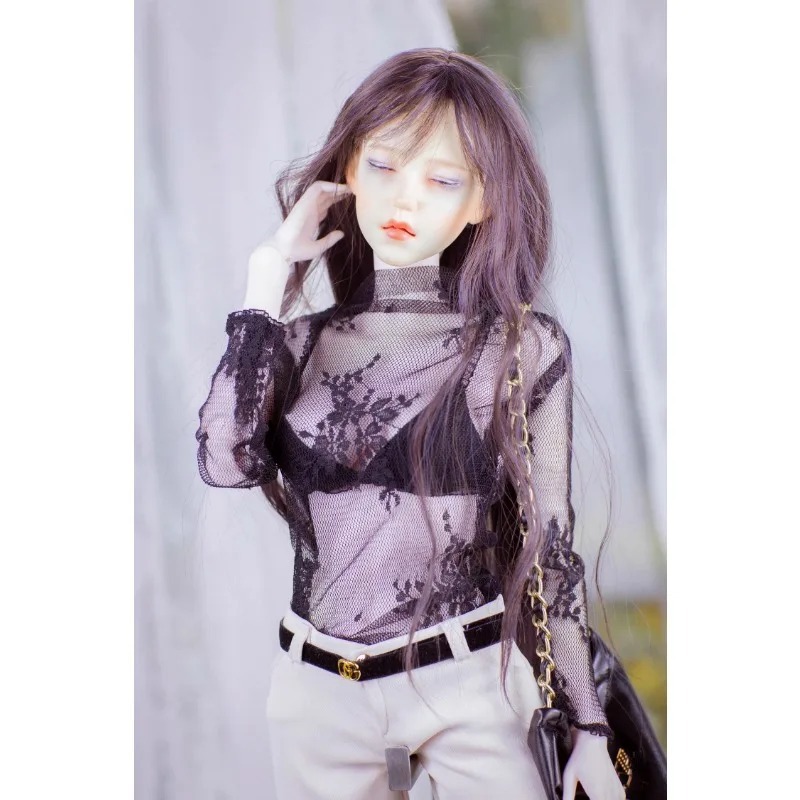 BJD Lace See-through Sexy Shirt Bra Suit 1/4 1/3 Top Doll Clothes W438
