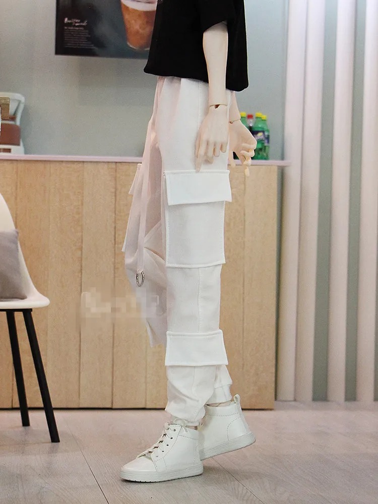 Custom Belt Cargo Pants for BJD 1/6 1/4 MSD 1/3 SD17 Uncle Doll Clothes CMB298