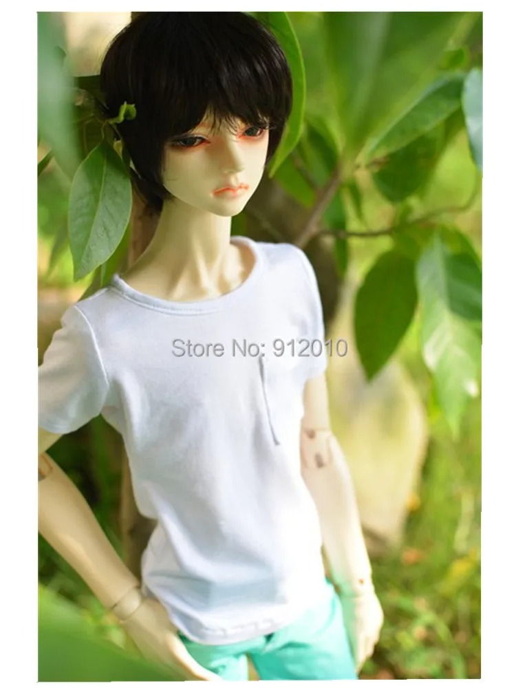 Custom Multicolor Basic Pocket T-shirt for BJD 1/6 YOSD 1/4 MSD 1/3 SD10 SD13 SD17 Uncle Doll clothes CMB82