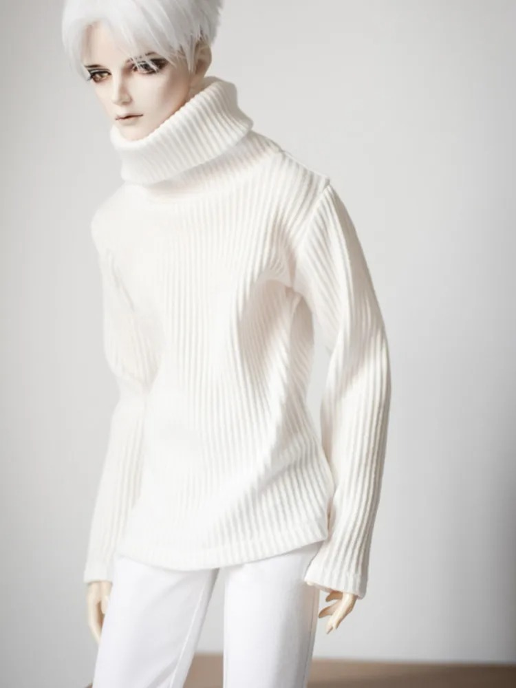Custom Casual Warm Turtleneck Sweater for BJD 1/6 1/4 MSD 1/3 SD13 SD17 Uncle Doll Clothes CMB112