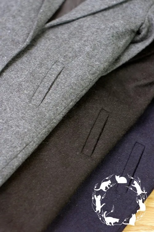 Custom Long Style Woolen Coat 3Colors Windbreaker For BJD 1/3 SD17 Uncle ID75 Doll Clothes CMB90