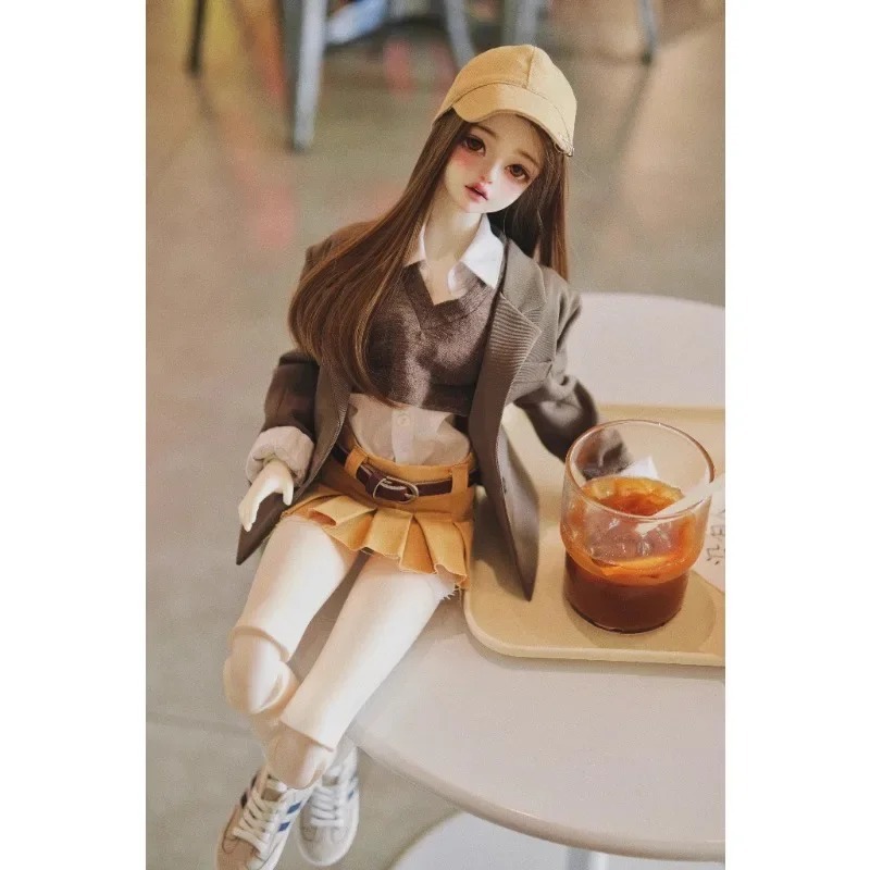 BJD Ultra Low Waisted Ruffled Skirt for 1/4 1/3 SD13 DD Customized Doll Clothing Accessories CWB332