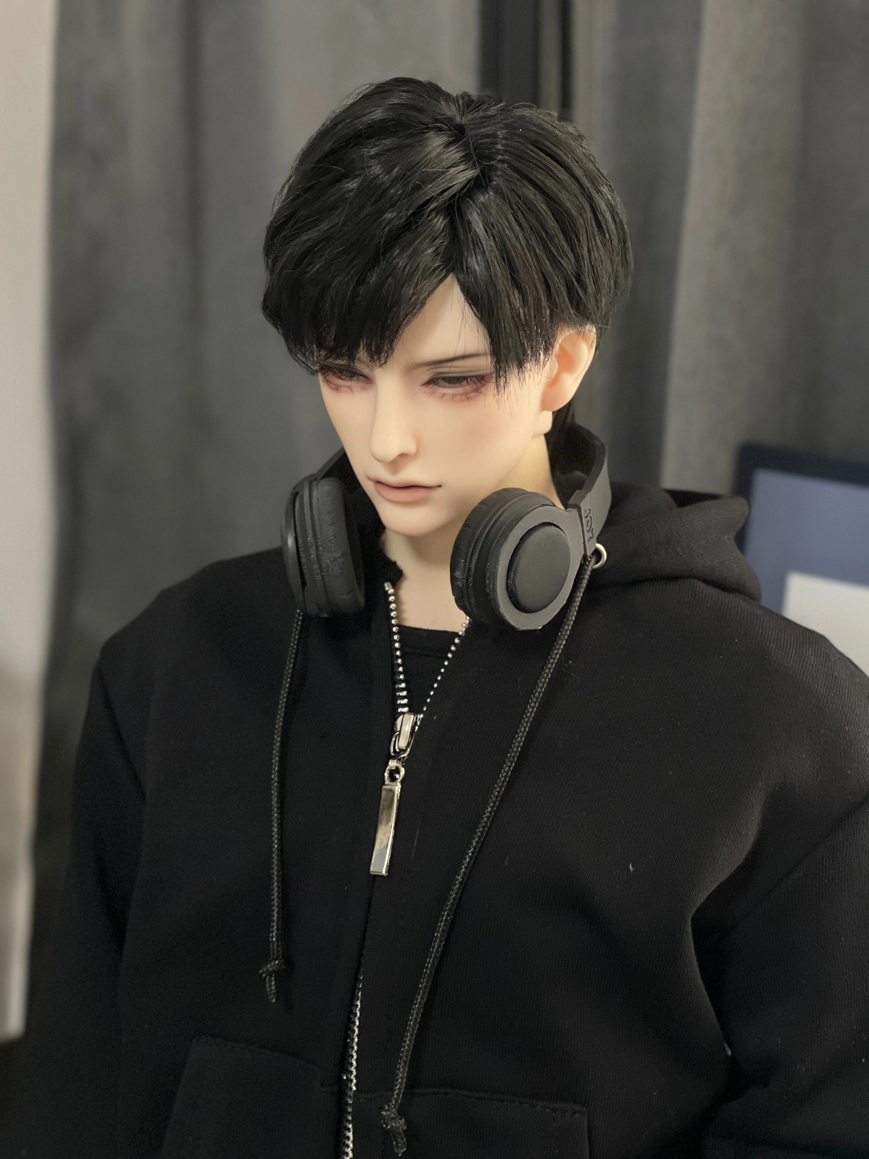Bjd Pros 3D Print Headphone 1/6 1/4 MSD 1/3 Uncle Blyth ID75 Cotton Doll Toys Accessories