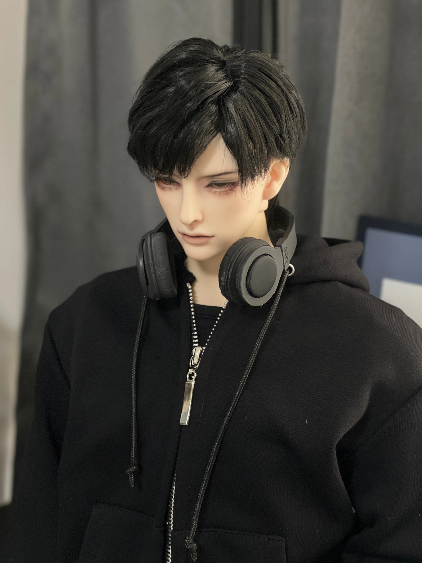 Bjd Pros 3D Print Headphone 1/6 1/4 MSD 1/3 Uncle Blyth ID75 Cotton Doll Toys Accessories