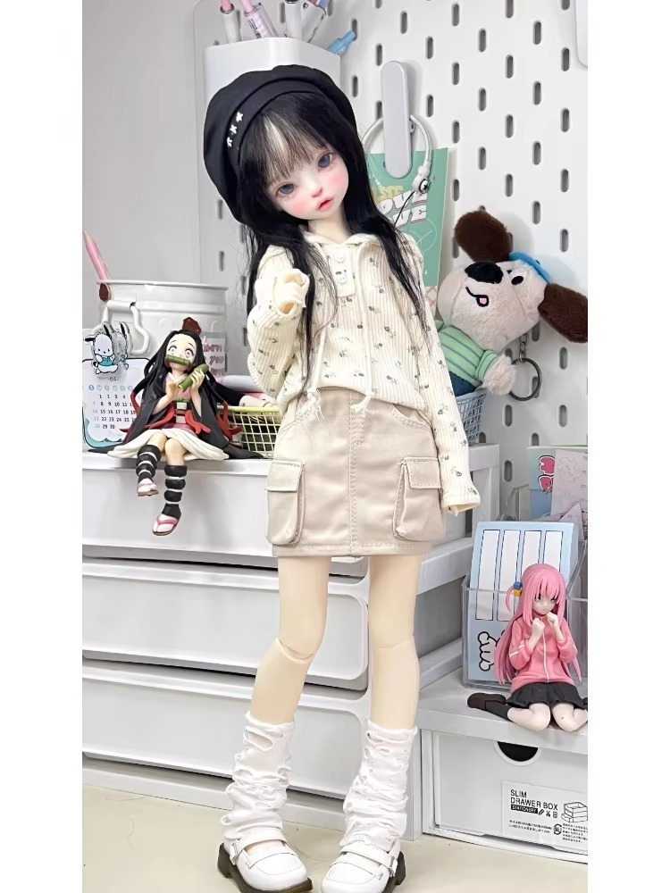 Cargo Skirt For BJD Doll  Clothes 1/4 1/3 Custom W468