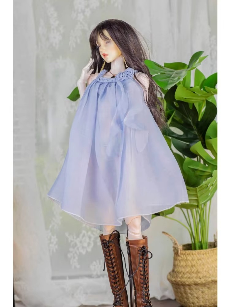 Translucency Dress For BJD 1/4 1/3 SD DD IP EID Doll Clothes Customized W461