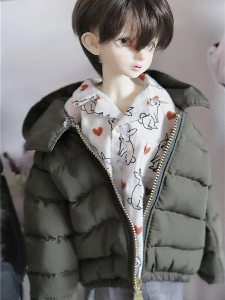 Custom Warm Down Jacket Hoodie coat for BJD 1/4 1/3 SD17 Uncle Doll Clothes CMB304