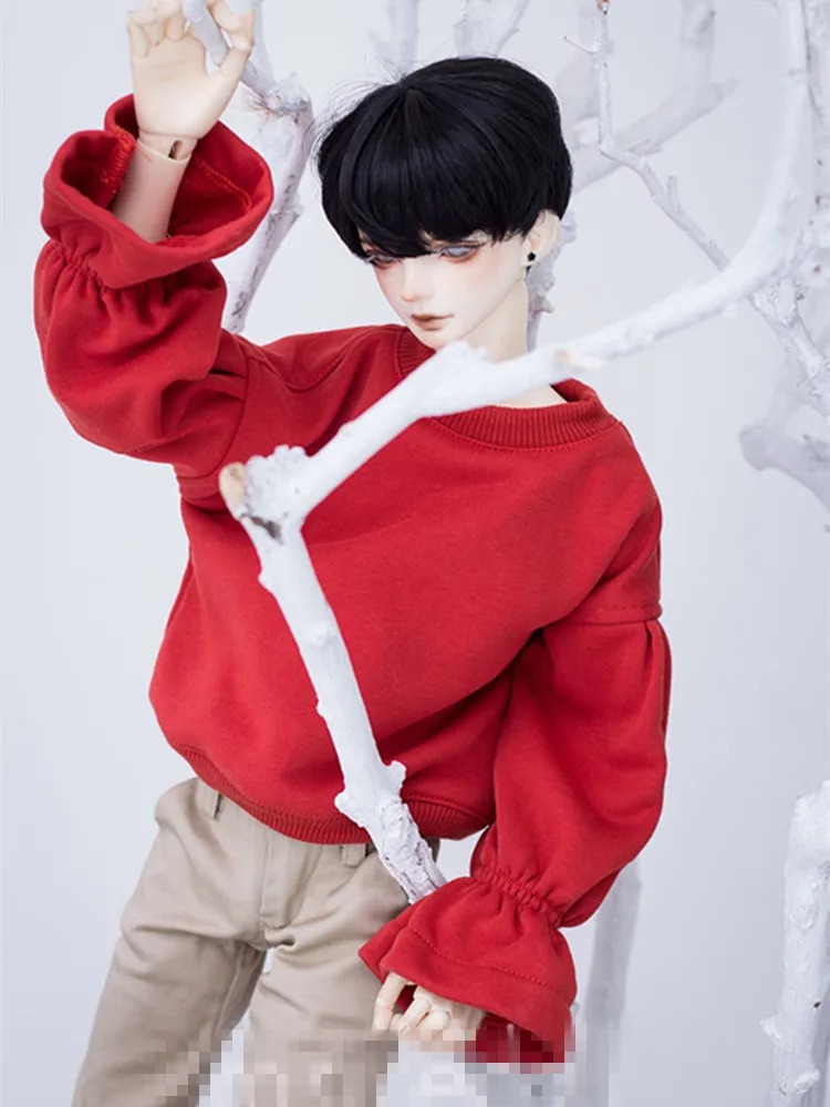 Custom Cool Casual Lantern sleeve Shirt for BJD Doll 1/4 1/3 SD13 SD17 Uncle Doll Clothes CMB154