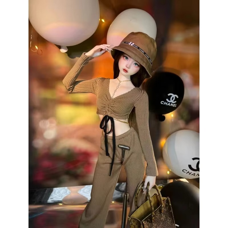 Summer Outfit Top and Pants For BJD 1/4 1/3 SD13 DD Doll Clothes Customized W453