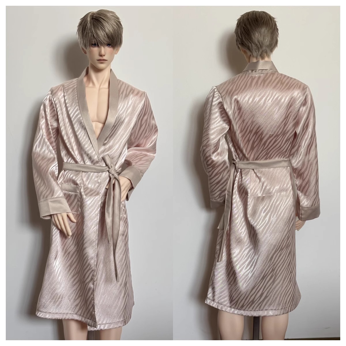 Bathrobe for ID75 BJD Doll Sleepwear Robe for Uncle-sized Doll Clothes  B408