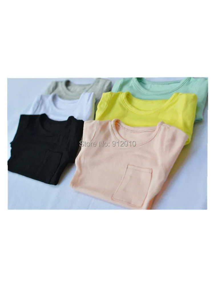 Custom Multicolor Basic Pocket T-shirt for BJD 1/6 YOSD 1/4 MSD 1/3 SD10 SD13 SD17 Uncle Doll clothes CMB82