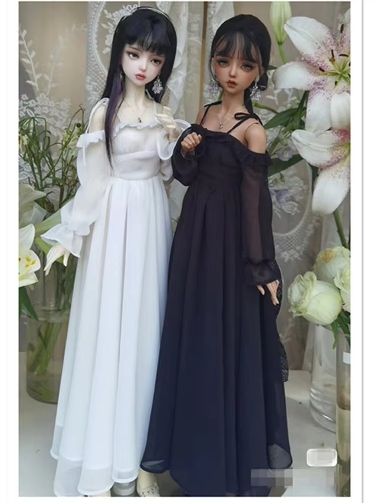 Pretty Chiffon Dress for BJD 1/4 1/3 SDGR Doll Clothes Customized CWB293