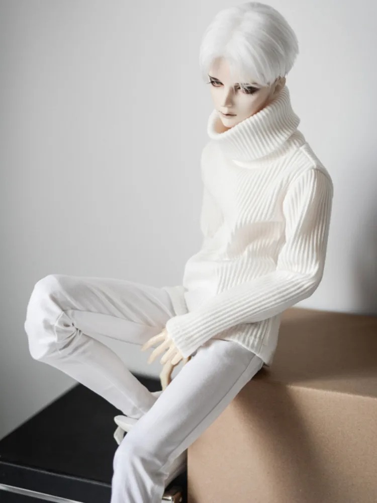 Custom Casual Warm Turtleneck Sweater for BJD 1/6 1/4 MSD 1/3 SD13 SD17 Uncle Doll Clothes CMB112