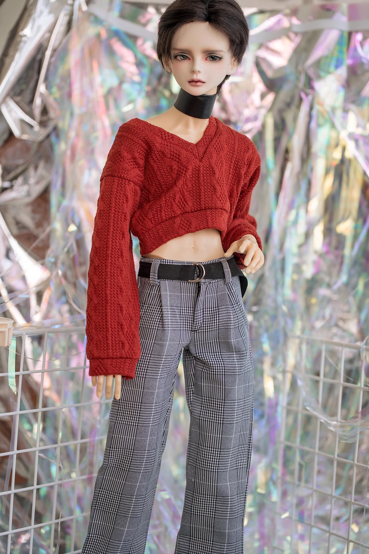 Custom Short Style Stylish Sweater For BJD Doll 1/6 1/4 1/3 Uncle ID75 CMB233