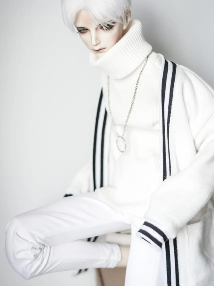 Custom Casual Warm Turtleneck Sweater for BJD 1/6 1/4 MSD 1/3 SD13 SD17 Uncle Doll Clothes CMB112