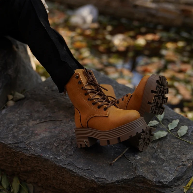 Motorcycle Hiking Boots For BJD 1/6 1/4 Uncle ID75 Doll Shoes SM70