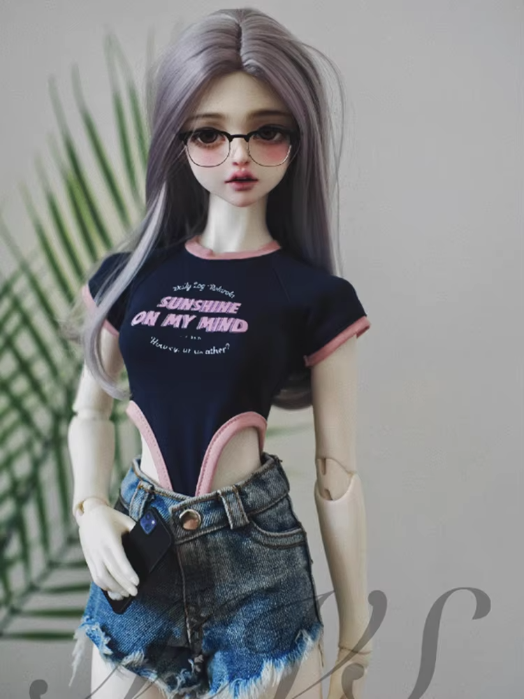 Overall Shirt for 1/3 1/4 SD16 BJD Doll Clothes Customized CWB309