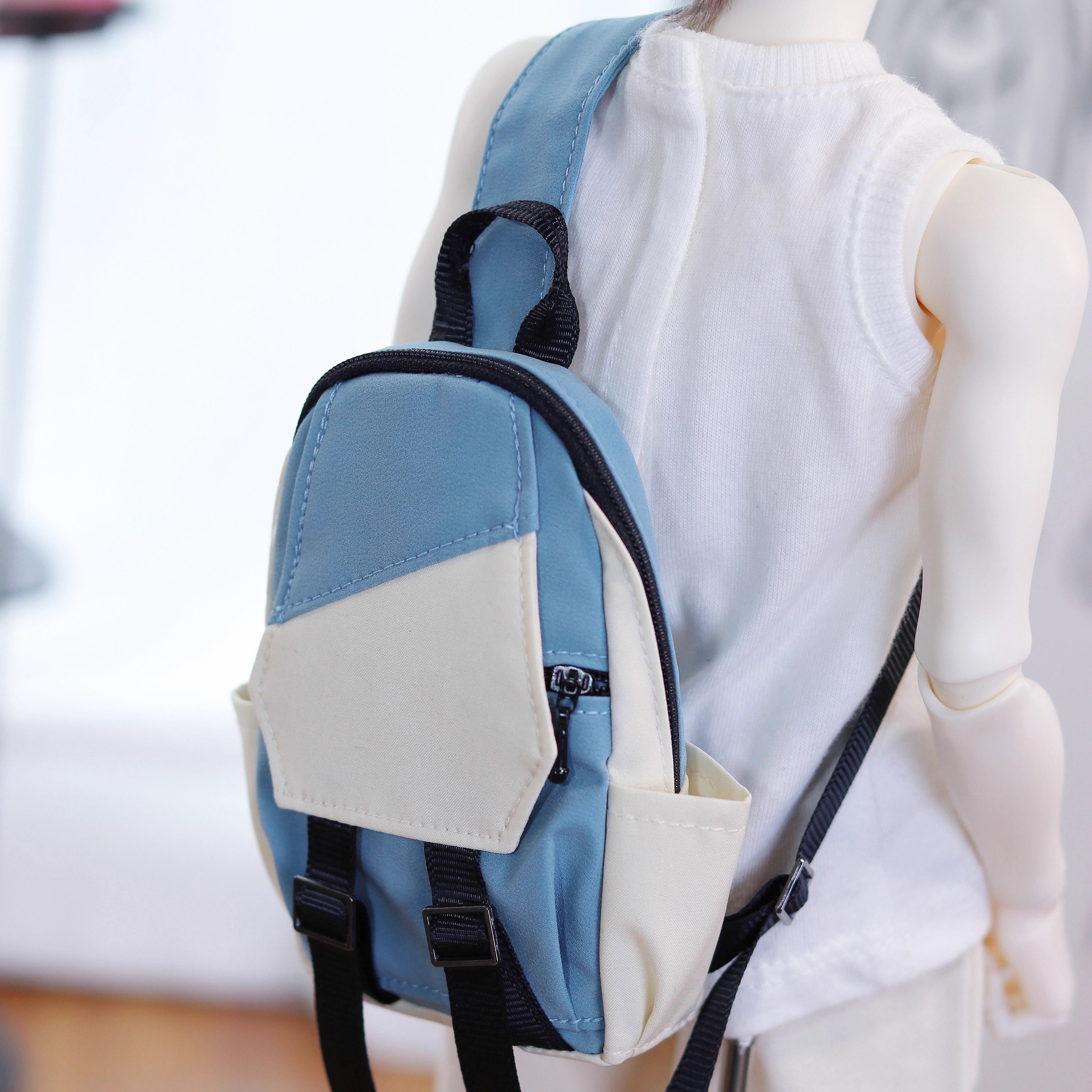 BJD One Shoulder Color blocked Backpack 75 Uncle 1/4 ID75 Doll Accessories