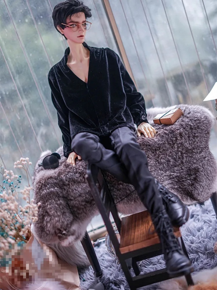 Customized Warm Velet Shirt for BJD 1/4 ,1/3 SD13 SD17 Doll Clothes CMB303