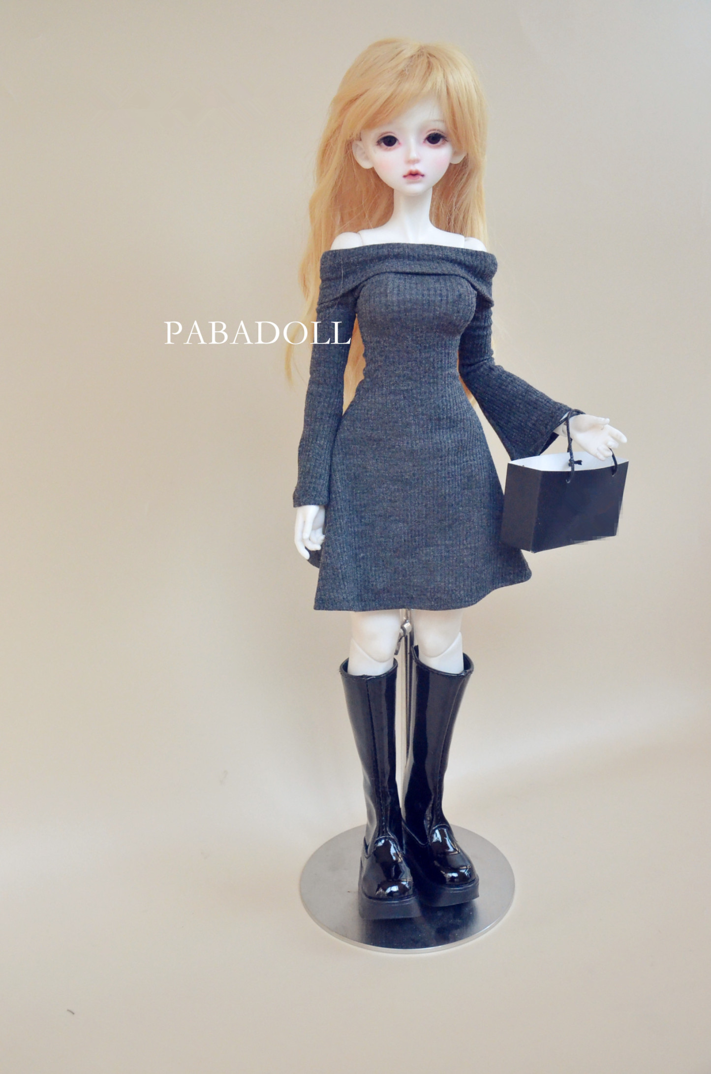 Handmades  Off Shoulder Dress For BJD Doll  1/4 Minifee 1/3 Smart Doll DD AS IP SID EID Custom Doll Clothes Toys W483-A