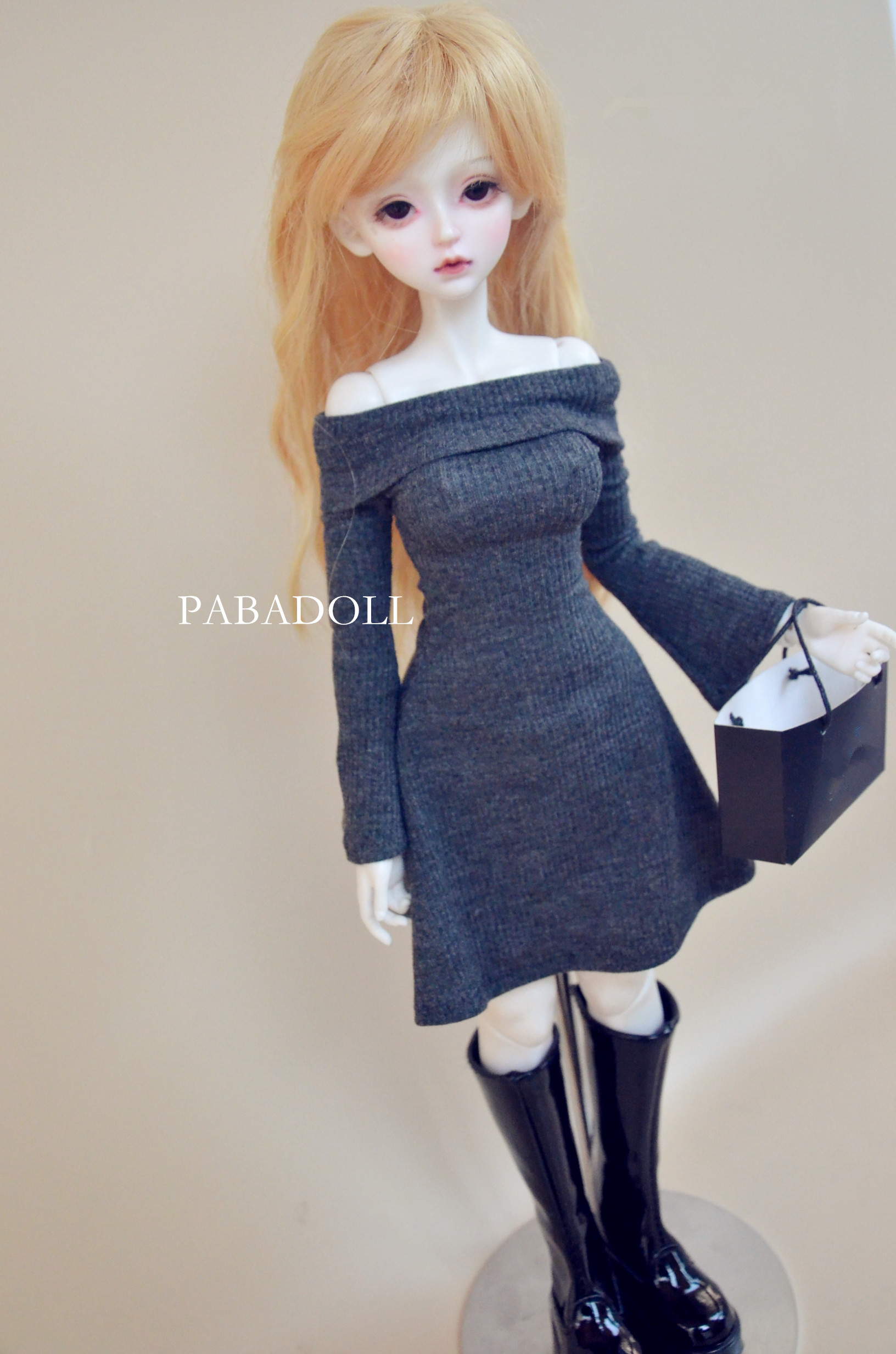 Handmades  Off Shoulder Dress For BJD Doll  1/4 Minifee 1/3 Smart Doll DD AS IP SID EID Custom Doll Clothes Toys W483-A