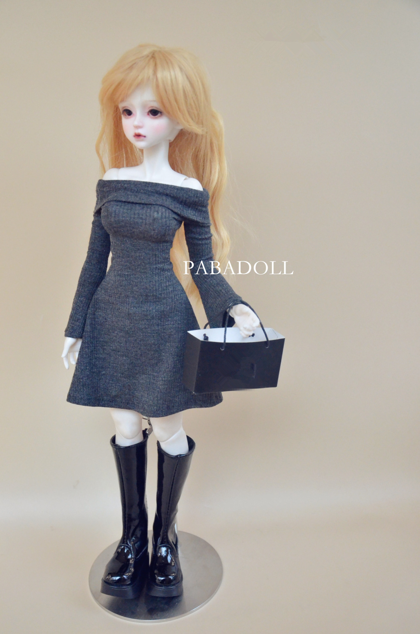 Handmades  Off Shoulder Dress For BJD Doll  1/4 Minifee 1/3 Smart Doll DD AS IP SID EID Custom Doll Clothes Toys W483-A