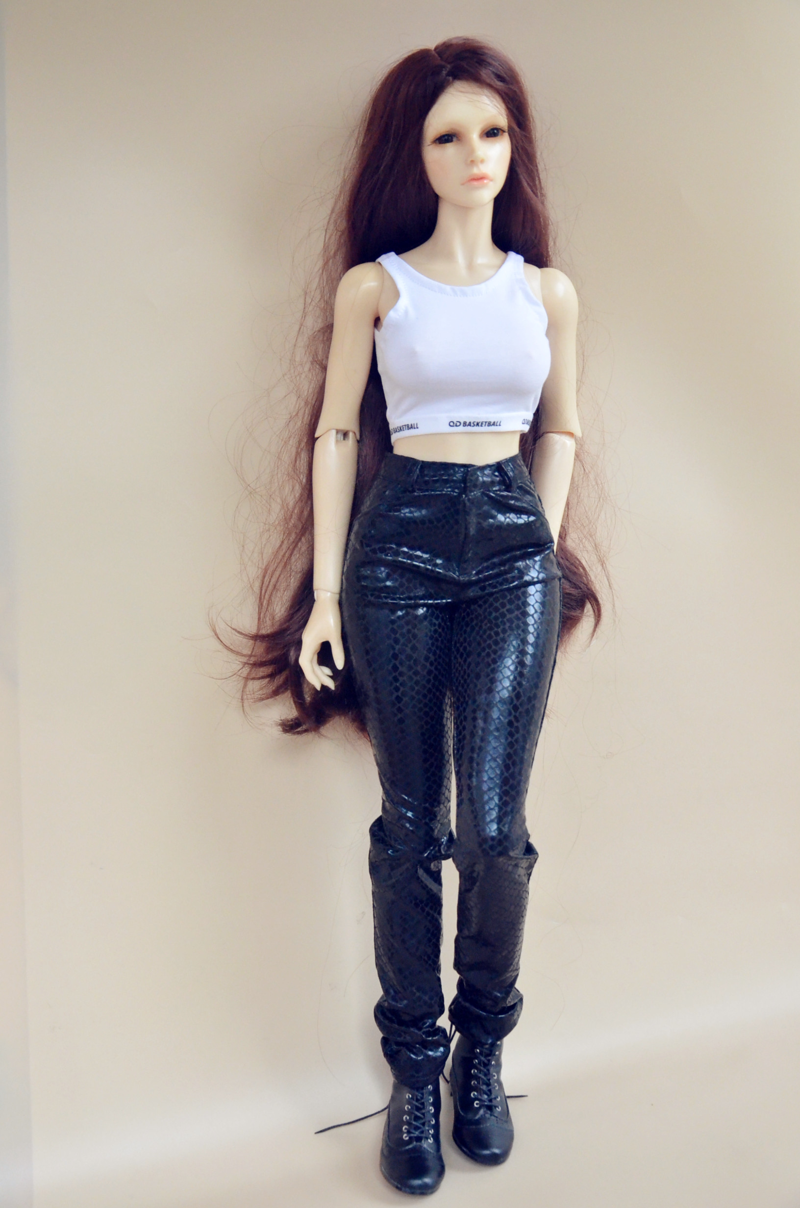 Customized Cool Vest Tank Top for BJD Doll Girl 1/4 Minifee MSD 1/3 SD13 Smart Doll IP EID Doll Clothes Toys Gift W314