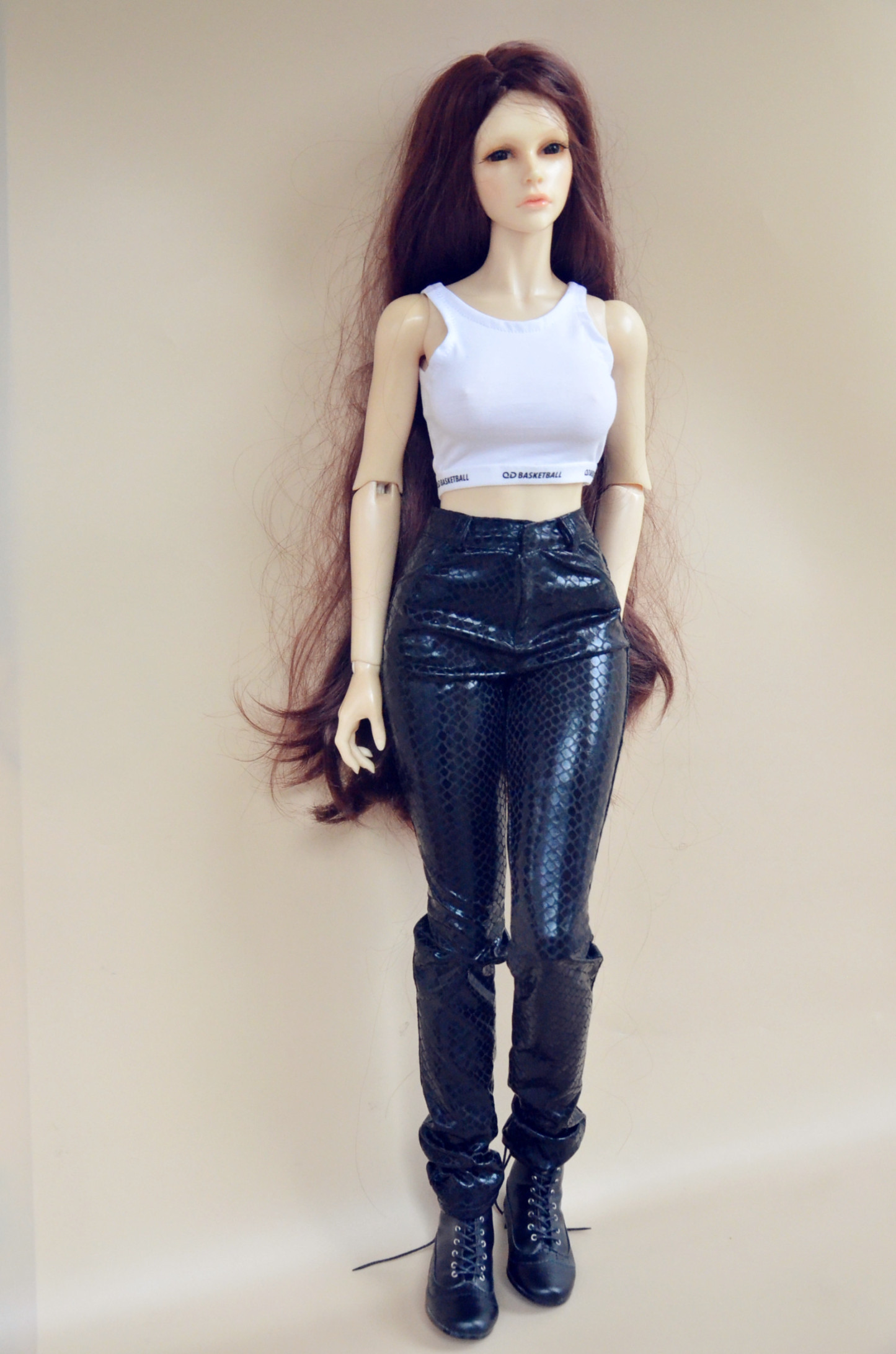 Customized Cool Vest Tank Top for BJD Doll Girl 1/4 Minifee MSD 1/3 SD13 Smart Doll IP EID Doll Clothes Toys Gift W314