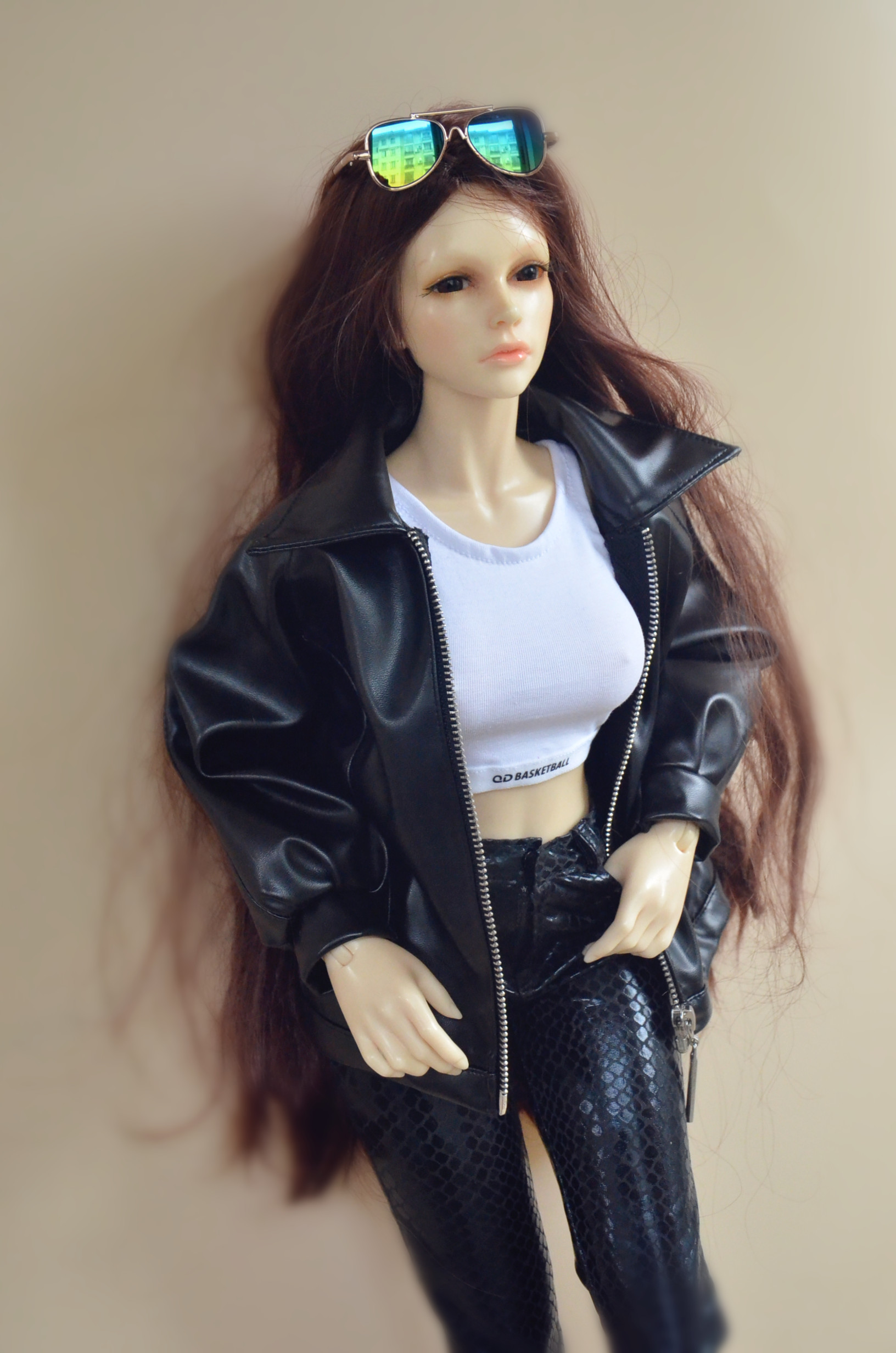  Custom Handsome Jeans Pants for BJD 1/6 1/4 MSD,1/3 SD17 IP Uncle Doll Clothes B77-A