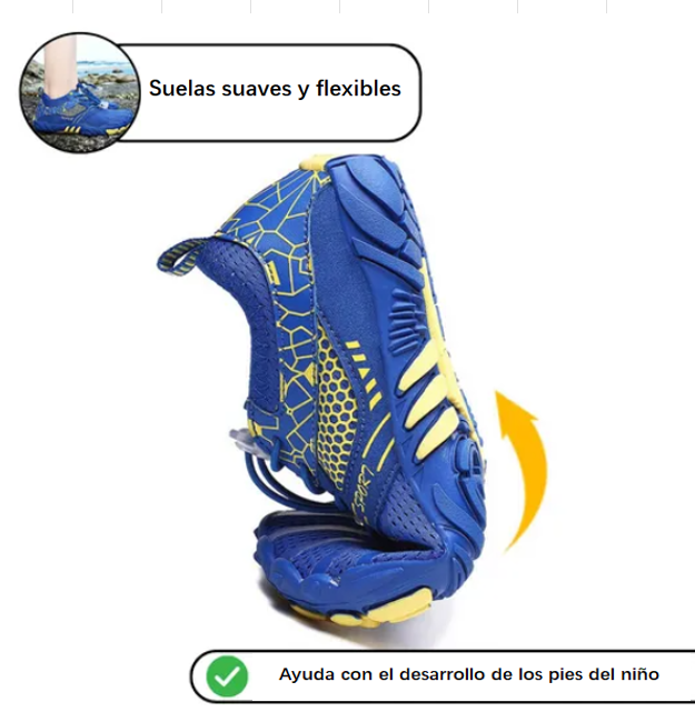 Zapatos descalzos antideslizantes para niños