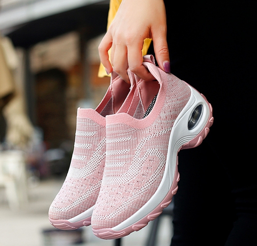 Zapatillas ortopédicas | Zapatos para caminar sin cordones para mujer