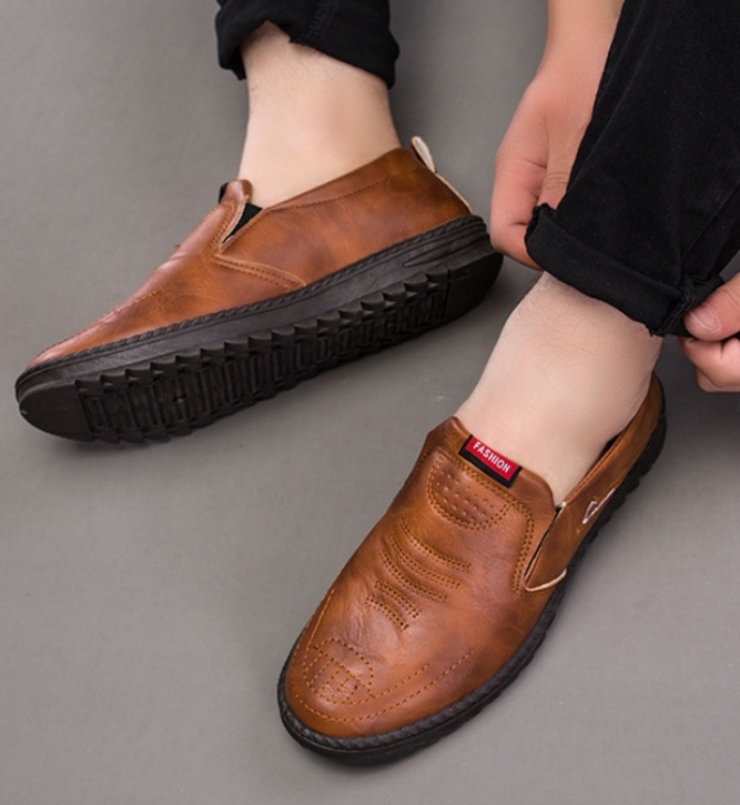 Mocasines ortopédicos para hombre con suela gruesa