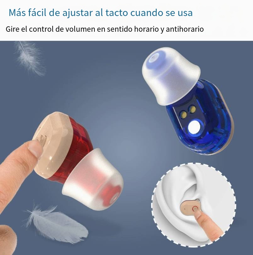 Audífono Digital recargable para ancianos, amplificador de audición ajustable
