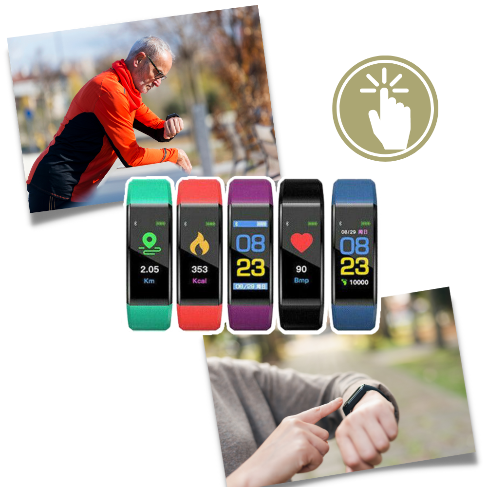 Reloj inteligente para personas mayores: funcionamiento sencillo y pantalla nítida - Ozerty