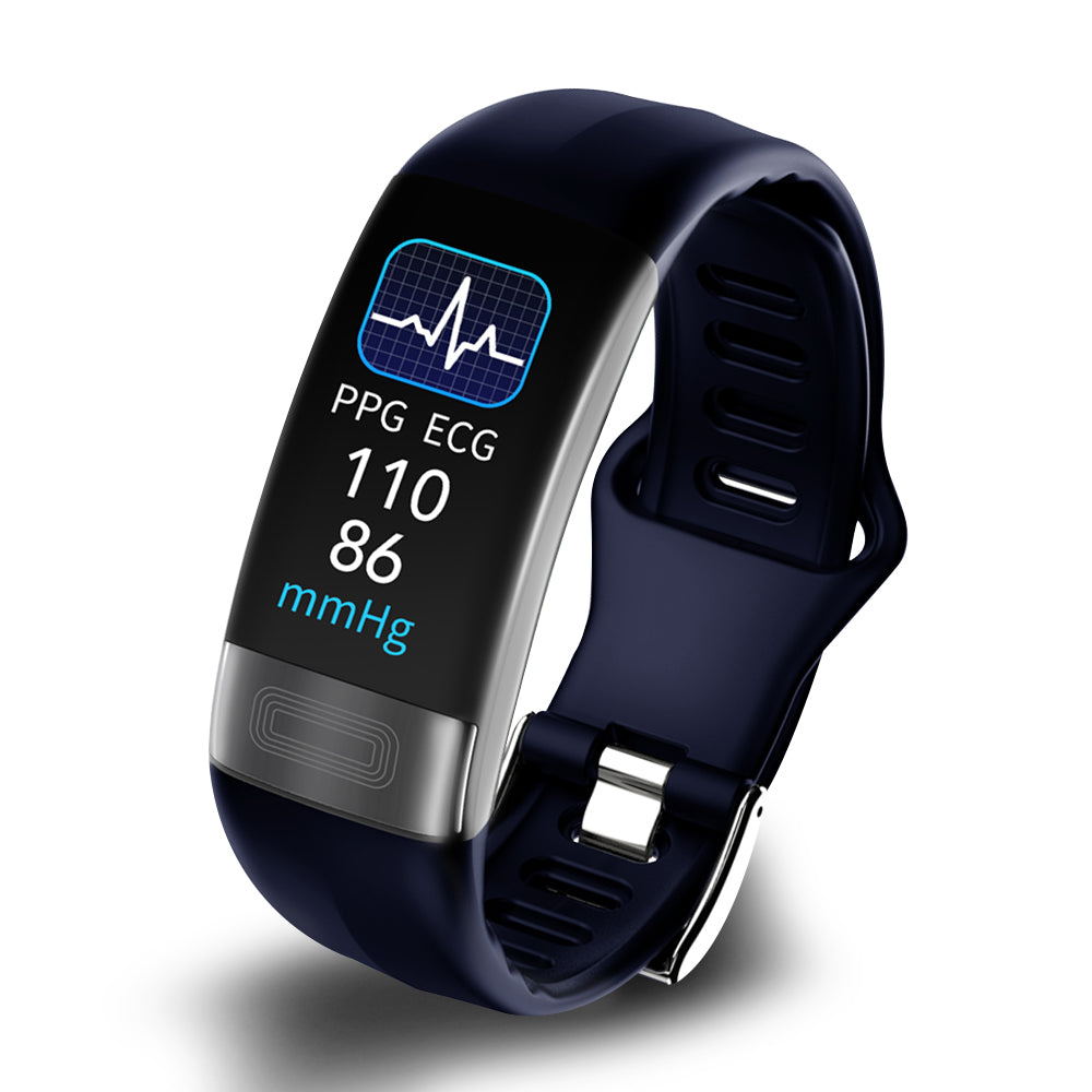 Pulsera inteligente P11 con monitorización de oxígeno en sangre y ECG