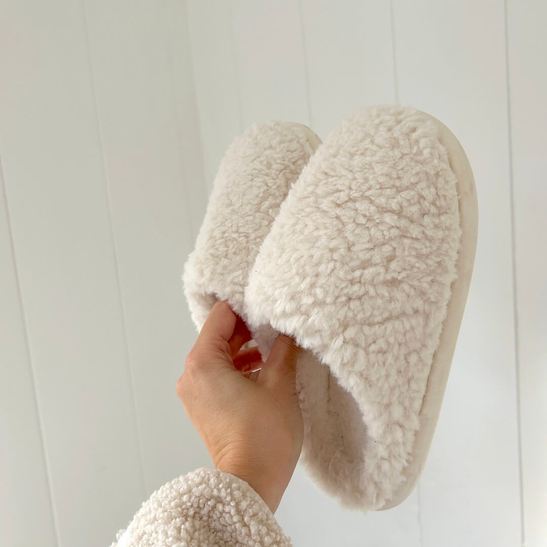 Pantuflas Nórdicas de Felpa para Mujer