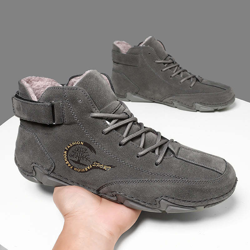 Zapatos barefoot de cuero impermeables botines unisex
