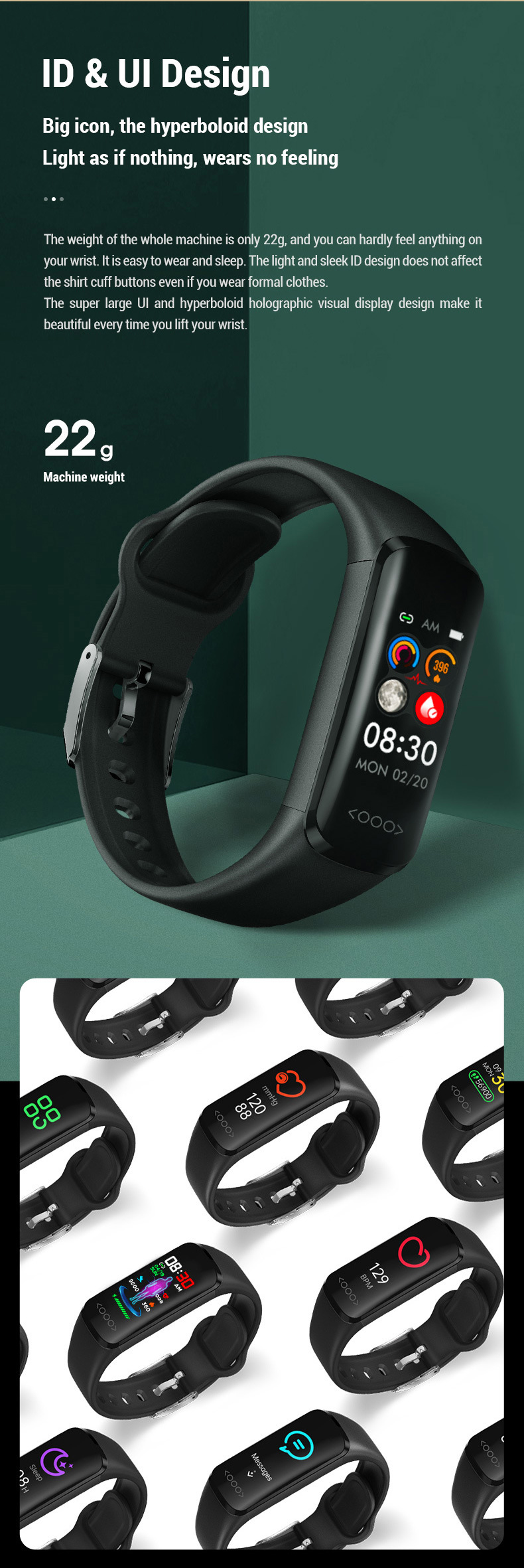 Reloj para diabéticos | Reloj de pulsera con monitor avanzado de glucosa y seguimiento de la salud